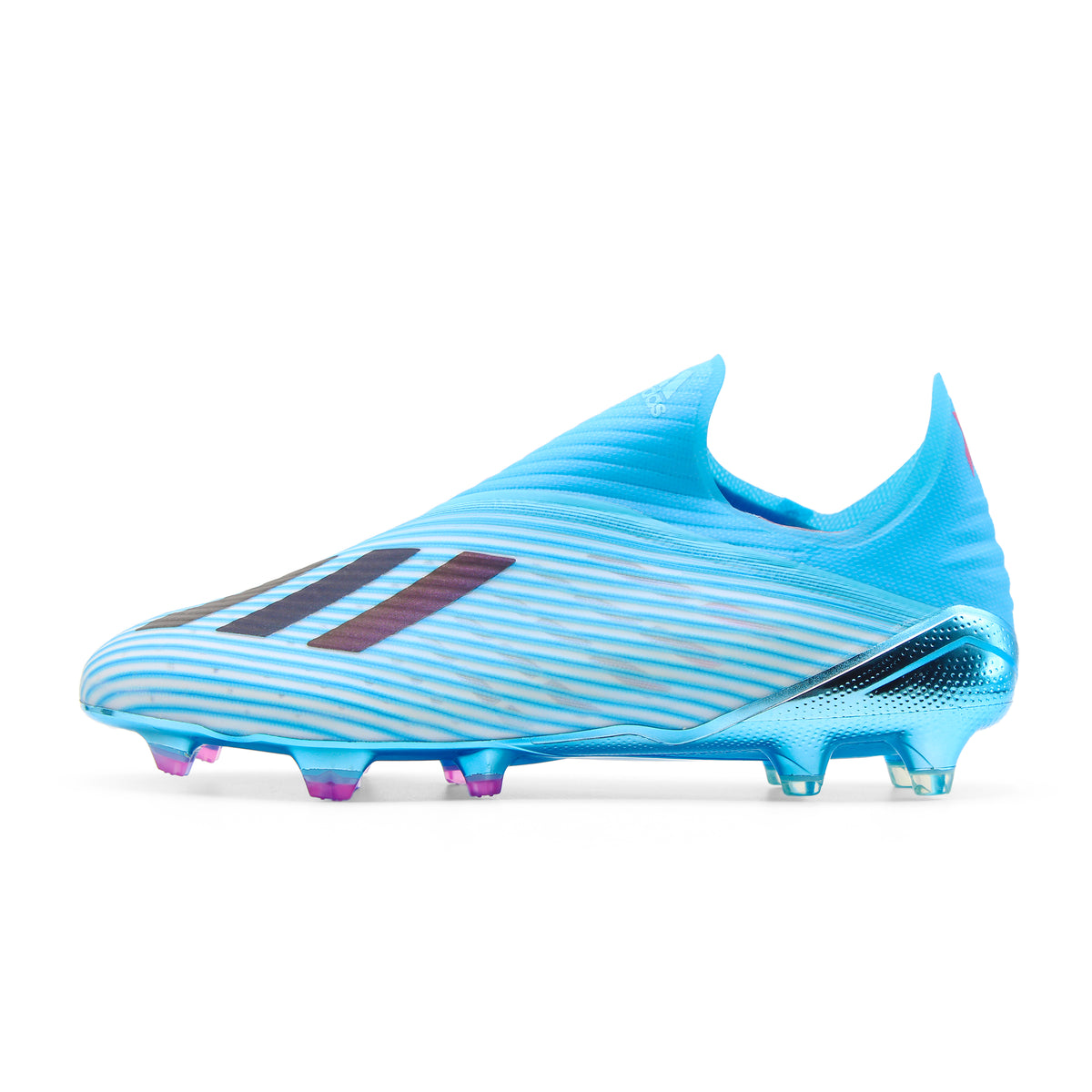 Adidas X 19+ FG 302 Hard Wired - Cyan/Black/Pink F35323 â Classic Boots Matter