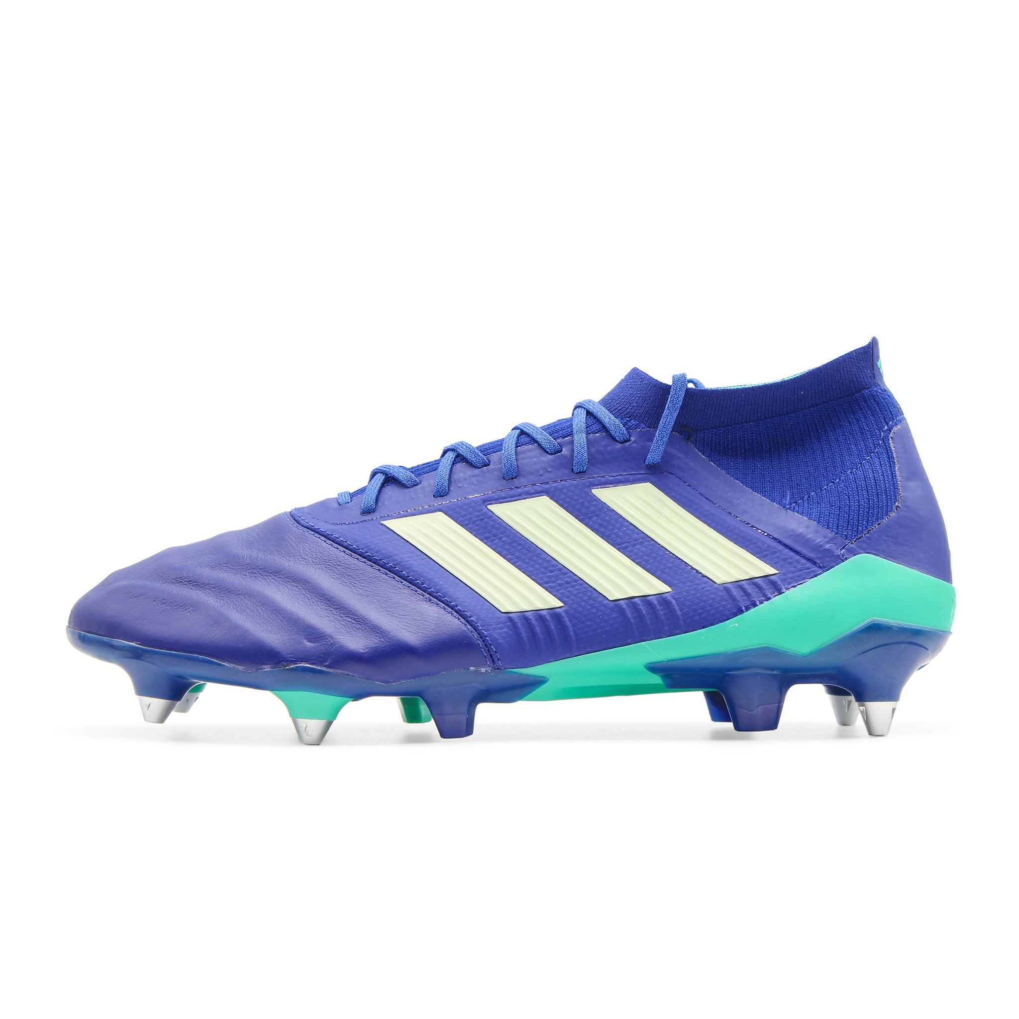 Leather Predator Adidas Predator SG Blue/White CQ1692 – Classic