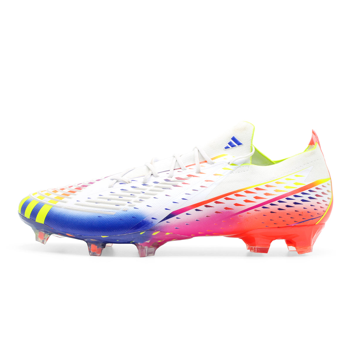 Adidas Predator Edge.1 L FG Al Rihla - White/Blue/Yellow GW1022 ...