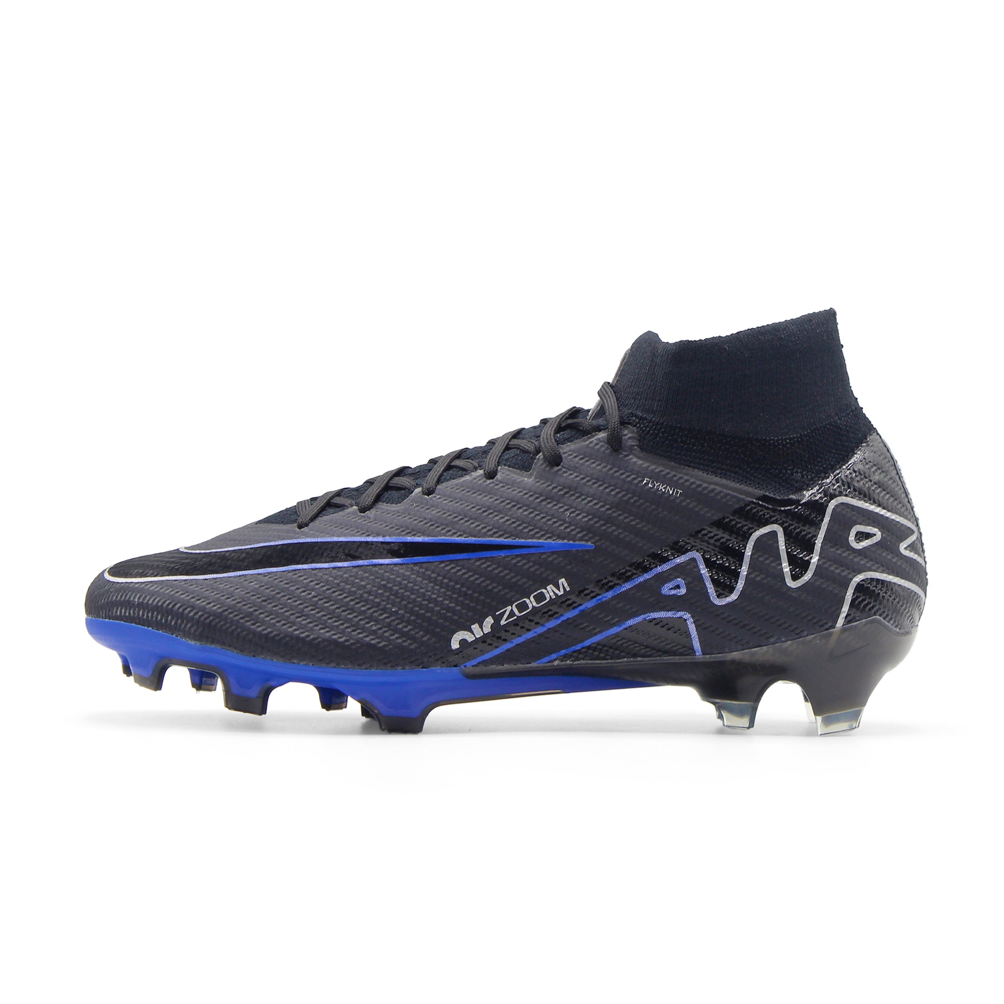 nike mercurial superfly 7 black and blue