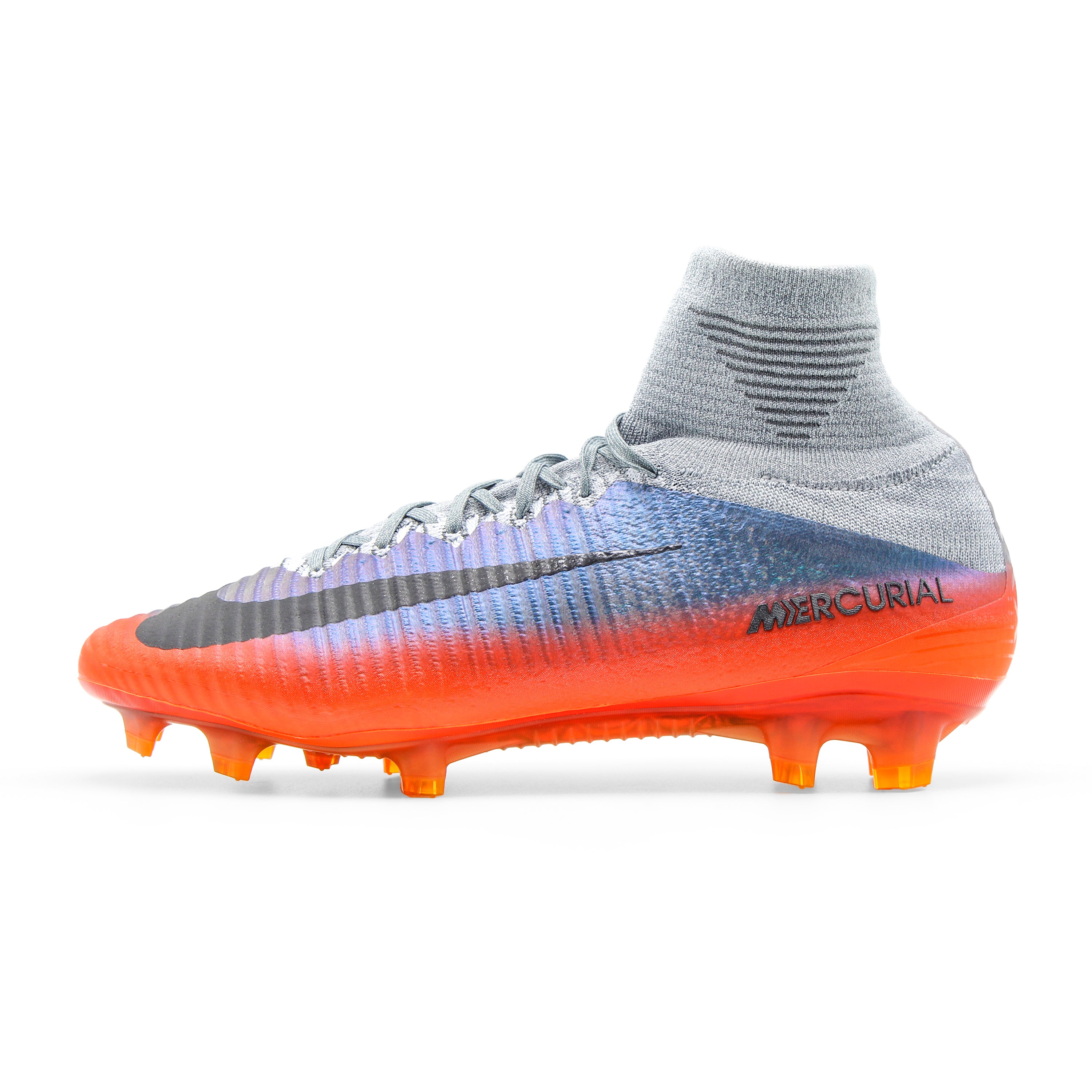 Nike Mercurial Superfly V CR7 FG Silver/ Orange 852511-001