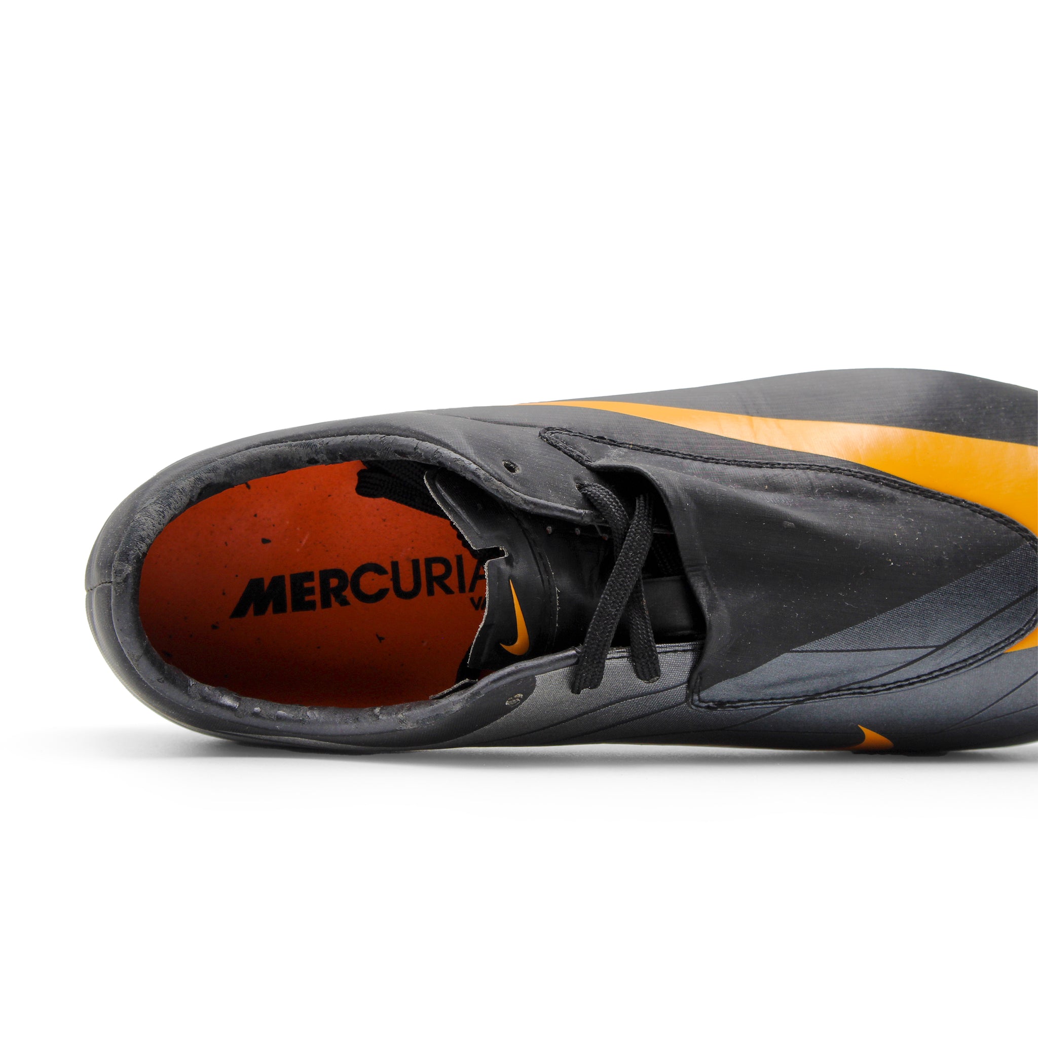 nike mercurial black and orange