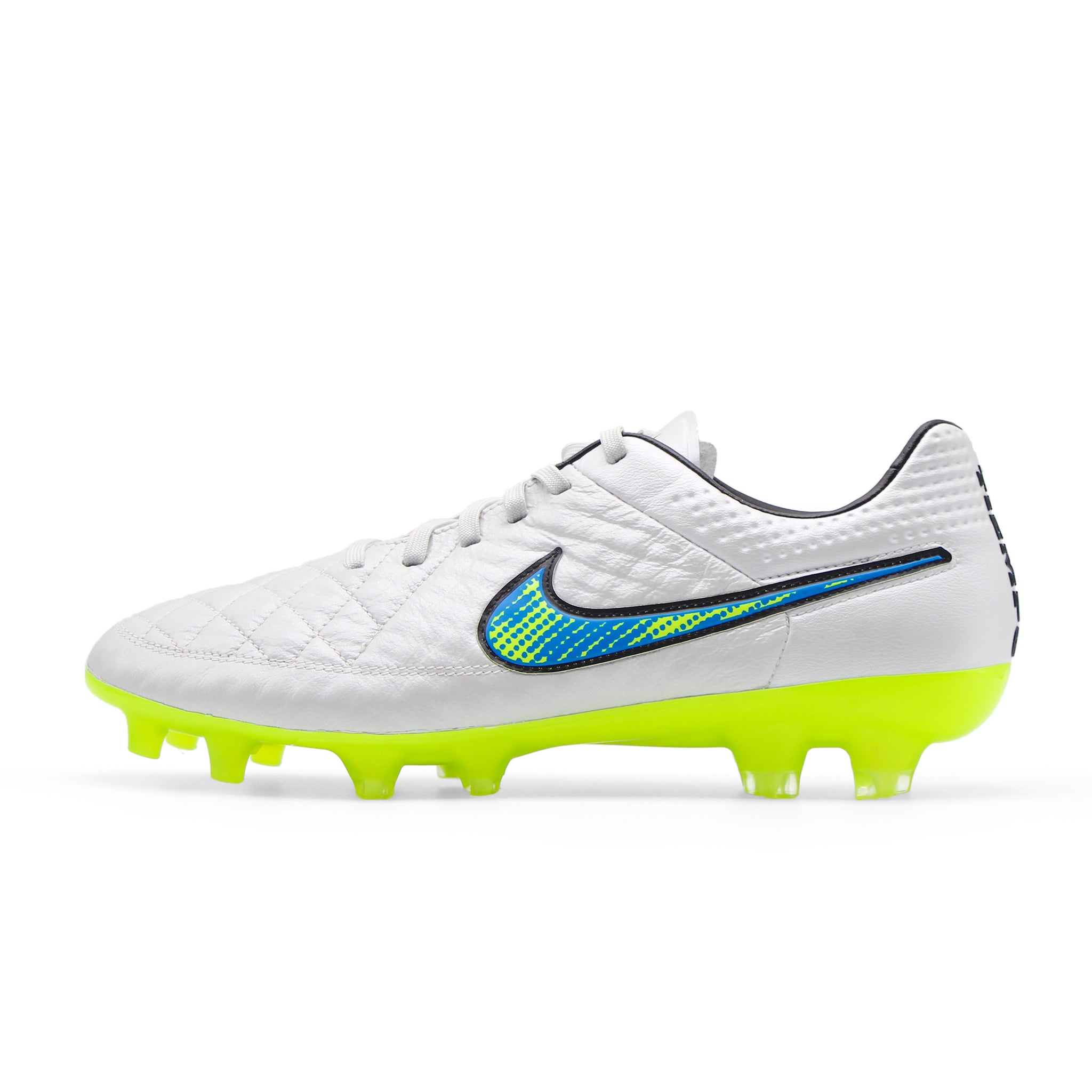 Nike Tiempo Legend V FG White/Volt 631518-174 – Classic Boots Matter