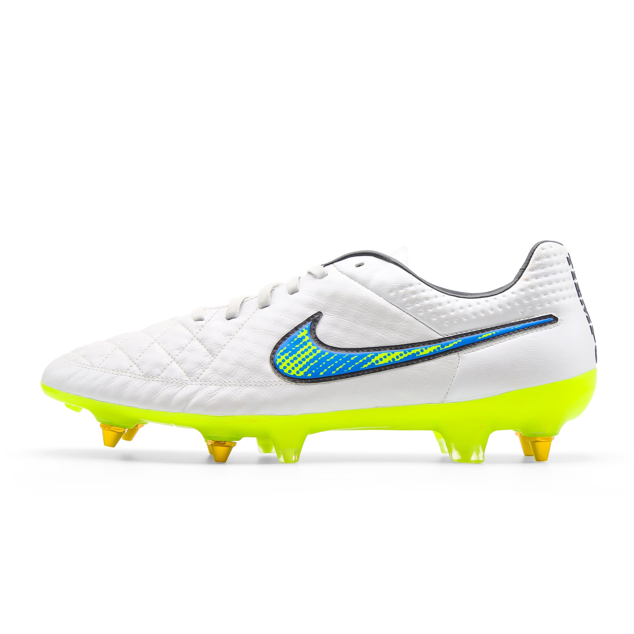 Nike Tiempo Legend V SG PRO White Volt 631614 175 Classic Boots Matter