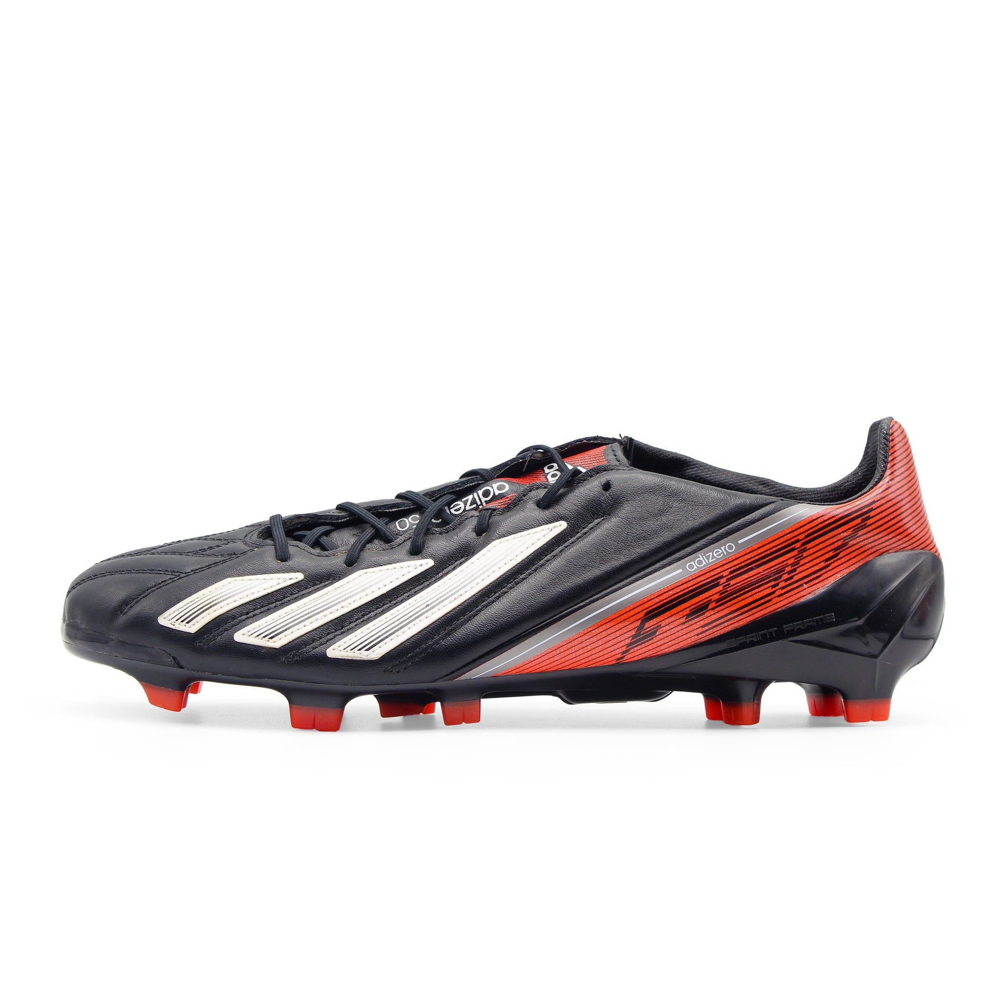 Adidas F50 Adizero Leather FG Black Red Q33846 Classic Boots Matter