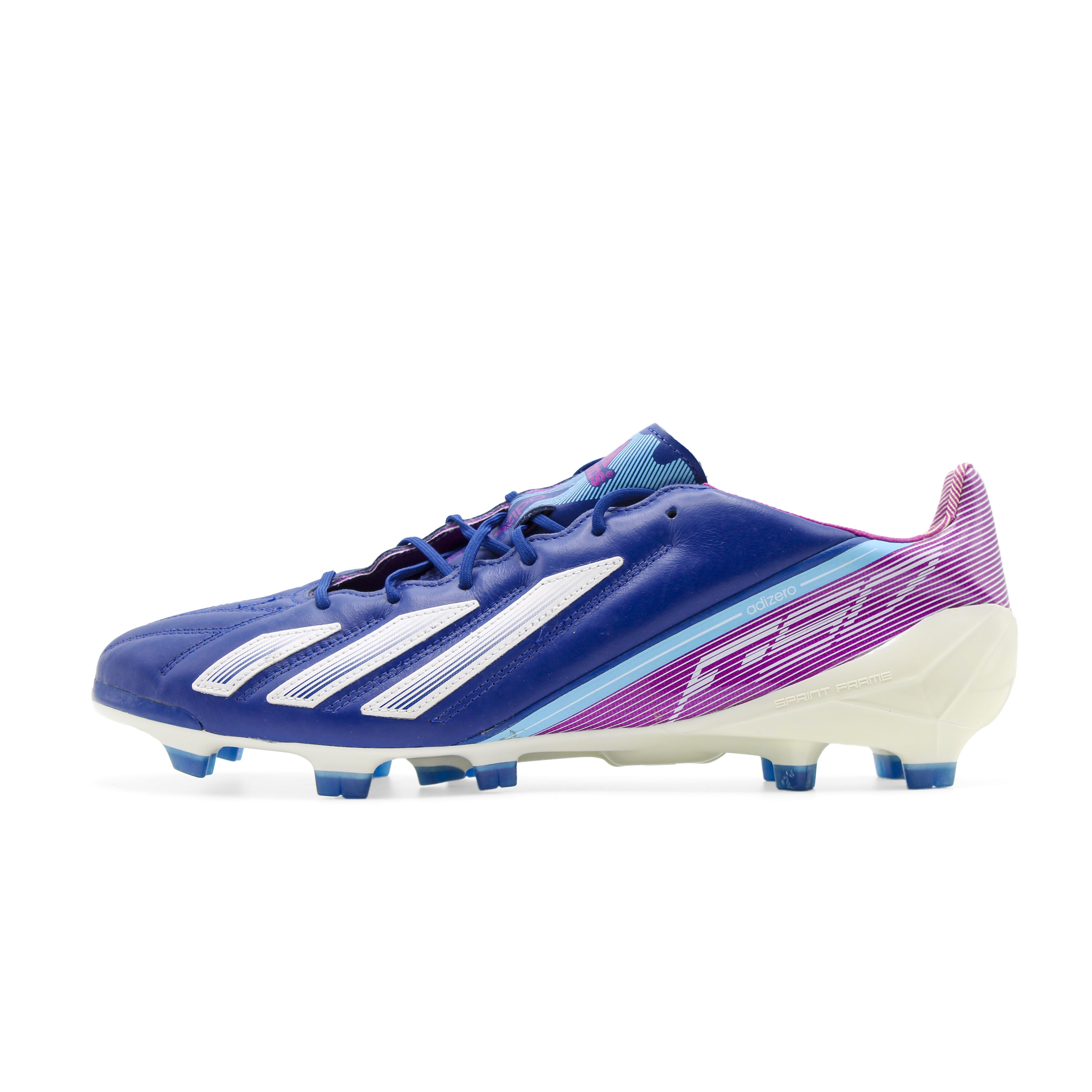 Adidas F50 Adizero FG Blue Purple Leather G65304 – Classic Boots