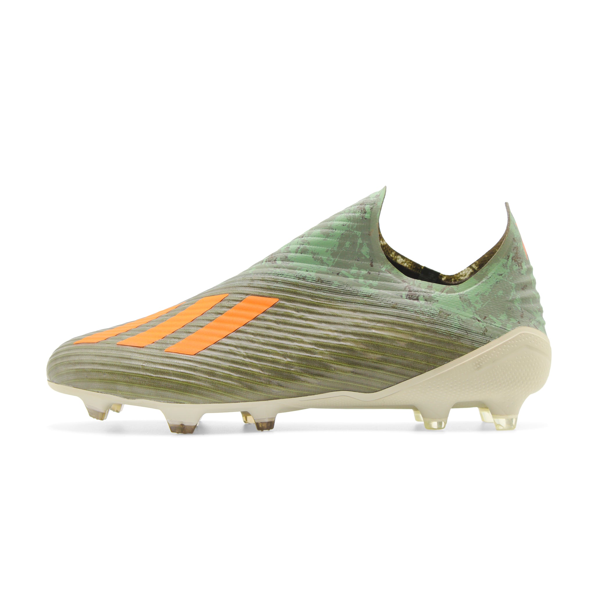 Adidas X 19 FG Encryption Green Orange White Classic Boots Matter