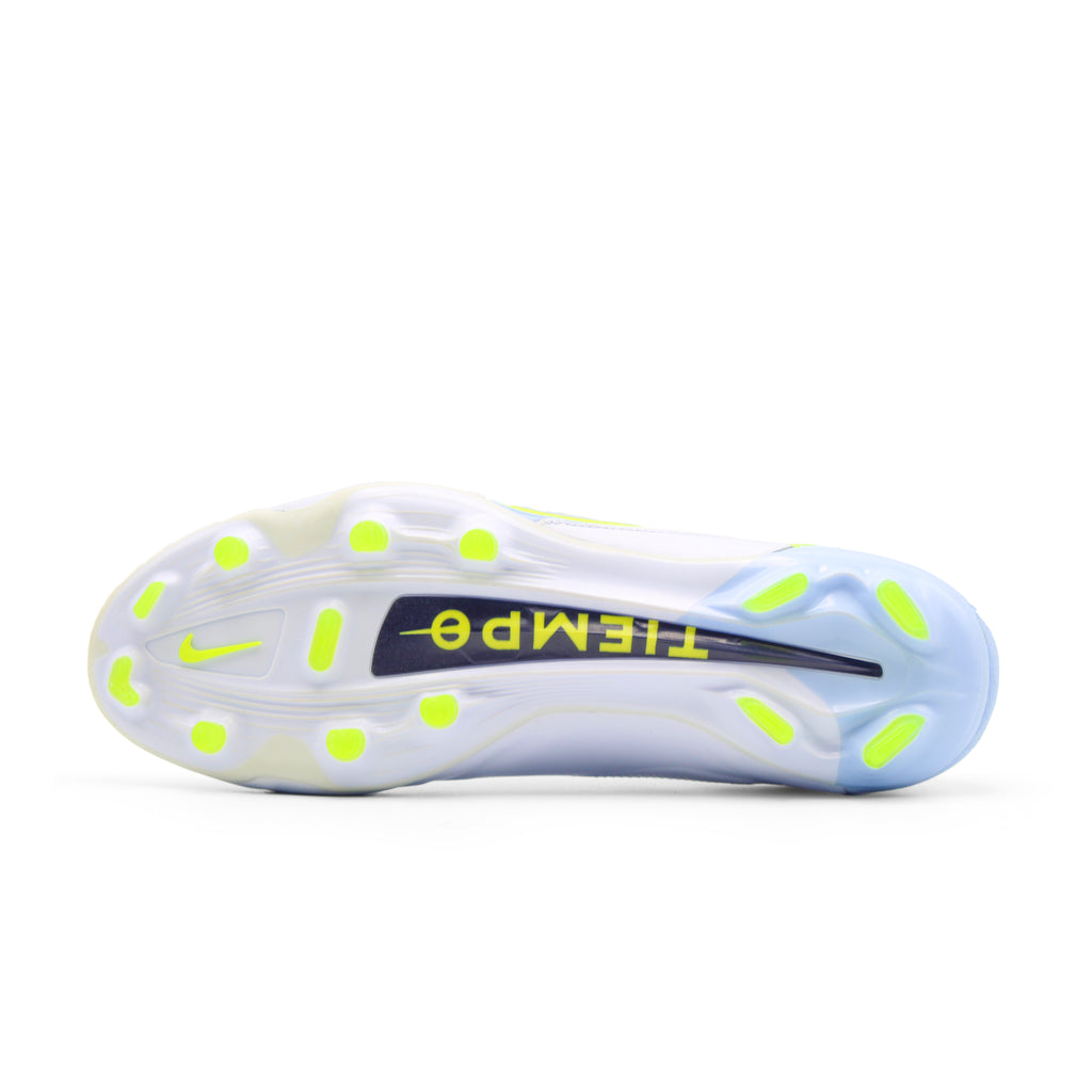 Nike Tiempo Legend 9 Elite FG The Progress - Grey/White/Blue/Volt CZ8482-054 â Classic Boots Matter